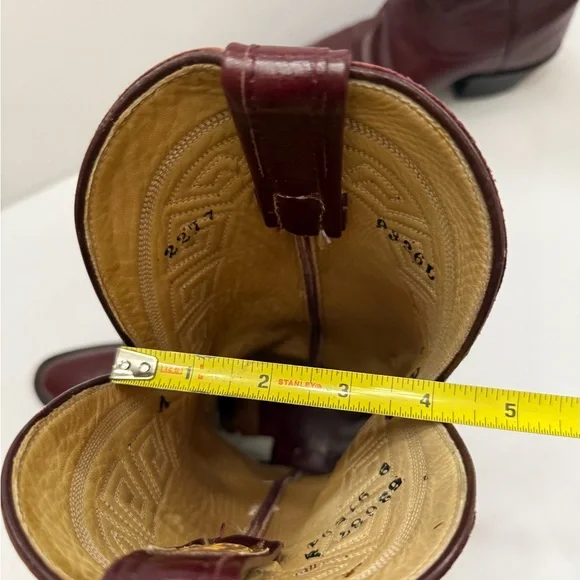 Women's Hondo Western leather cowgirl boots size 7-B - Picture 7 of 13